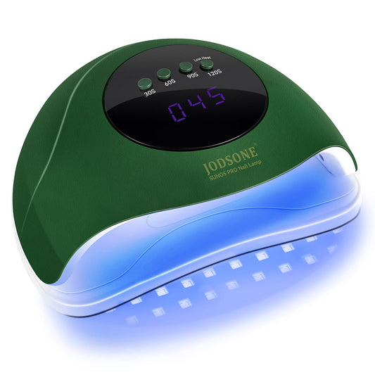 Lámpara de uñas UV LED | Color Verde | Sensor automático  | 4 temporizadores | Uso de salón en casa