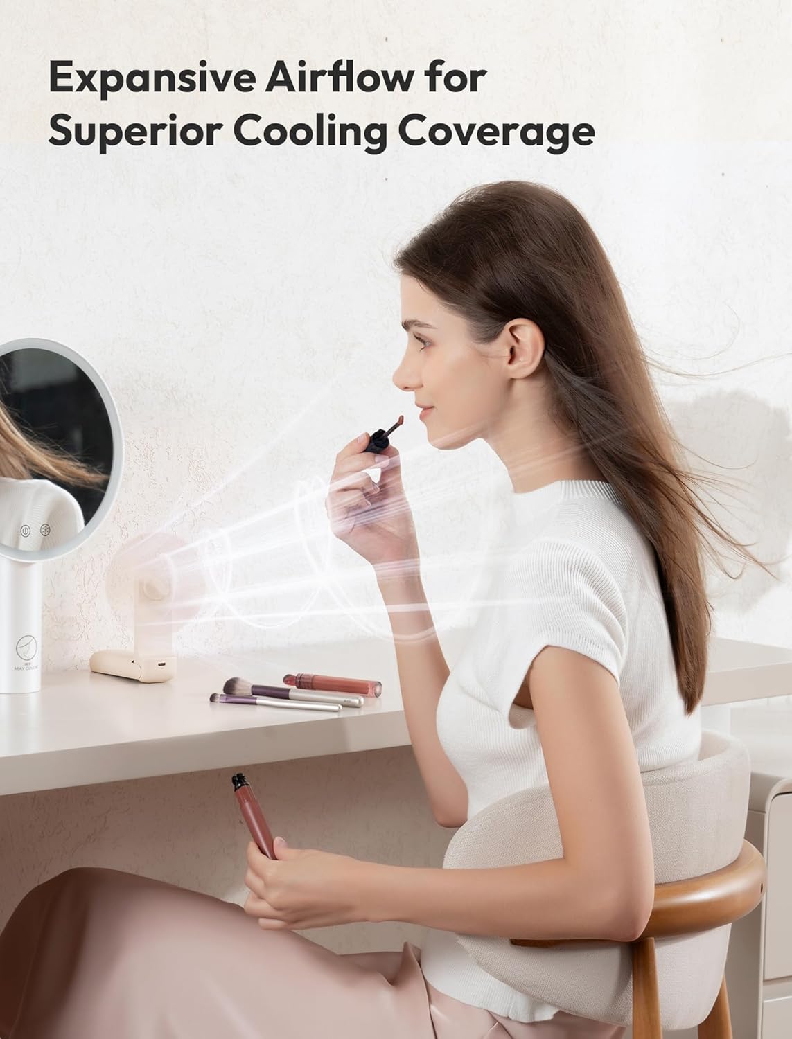 Ventilador de mano Ultra delgado | Recargable