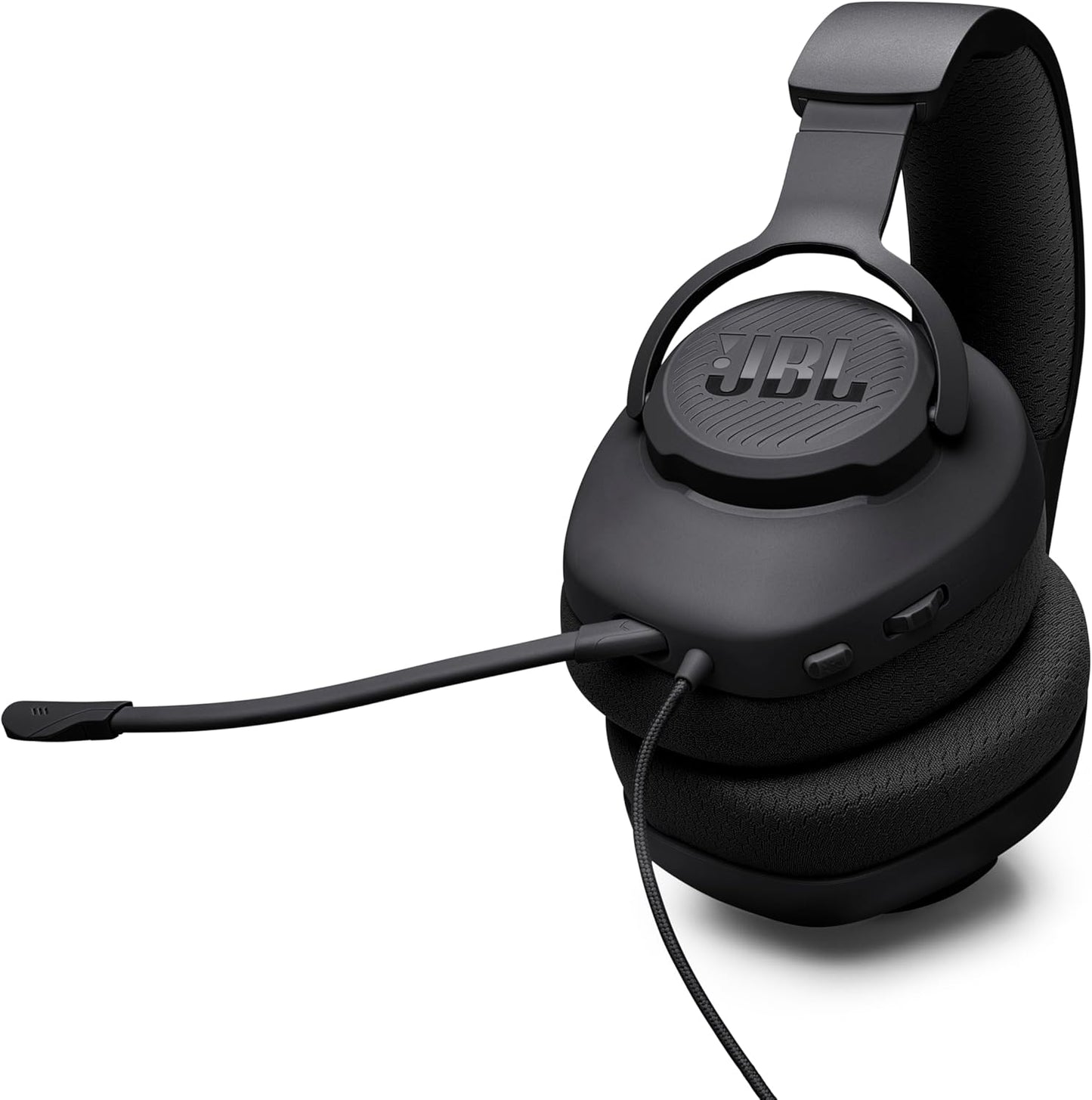 JBL Quantum 100 M2 (Negro) – Audífonos gamer con cable y micrófono desmontable