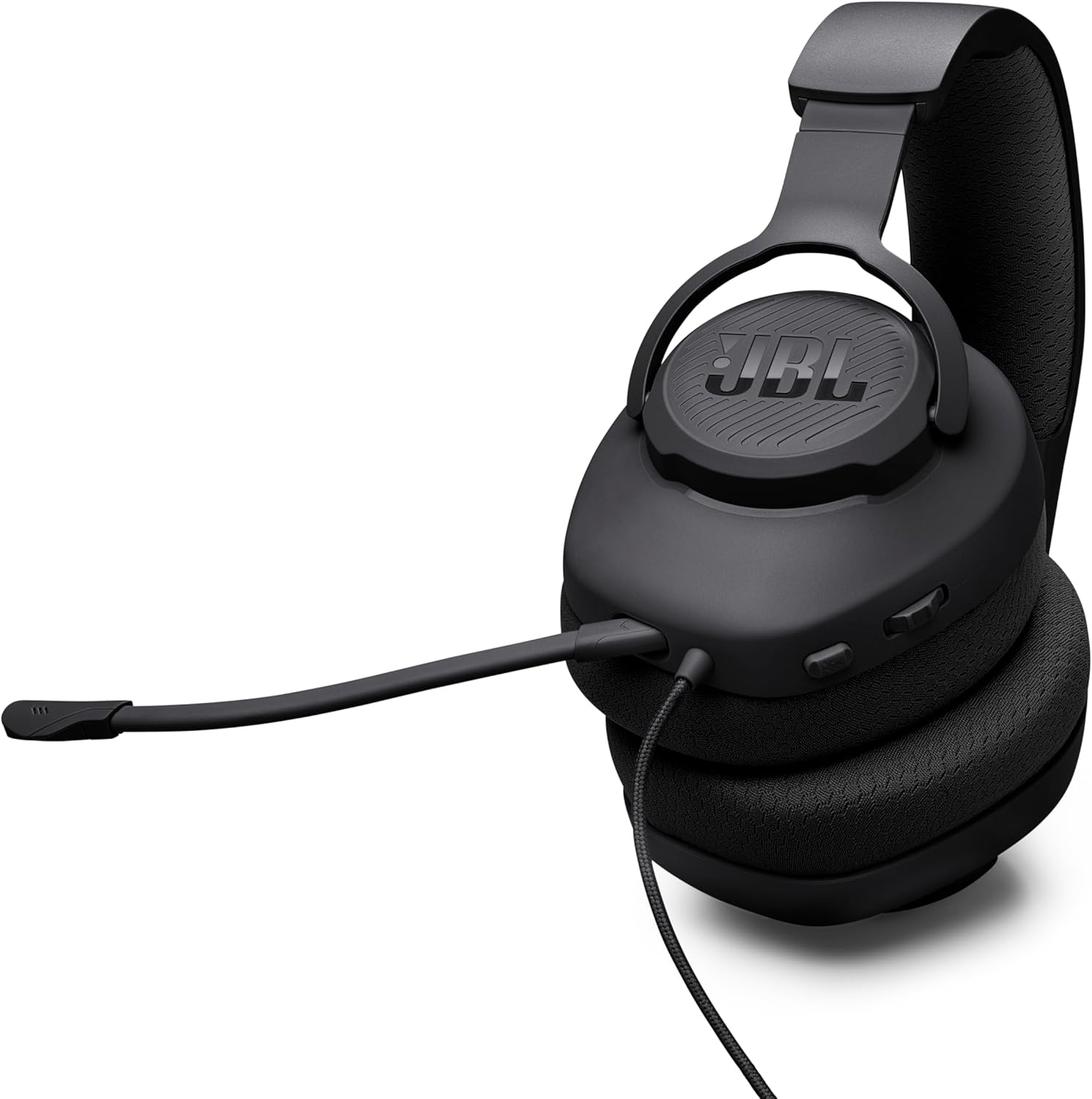 JBL Quantum 100 M2 (Negro) – Audífonos gamer con cable y micrófono desmontable