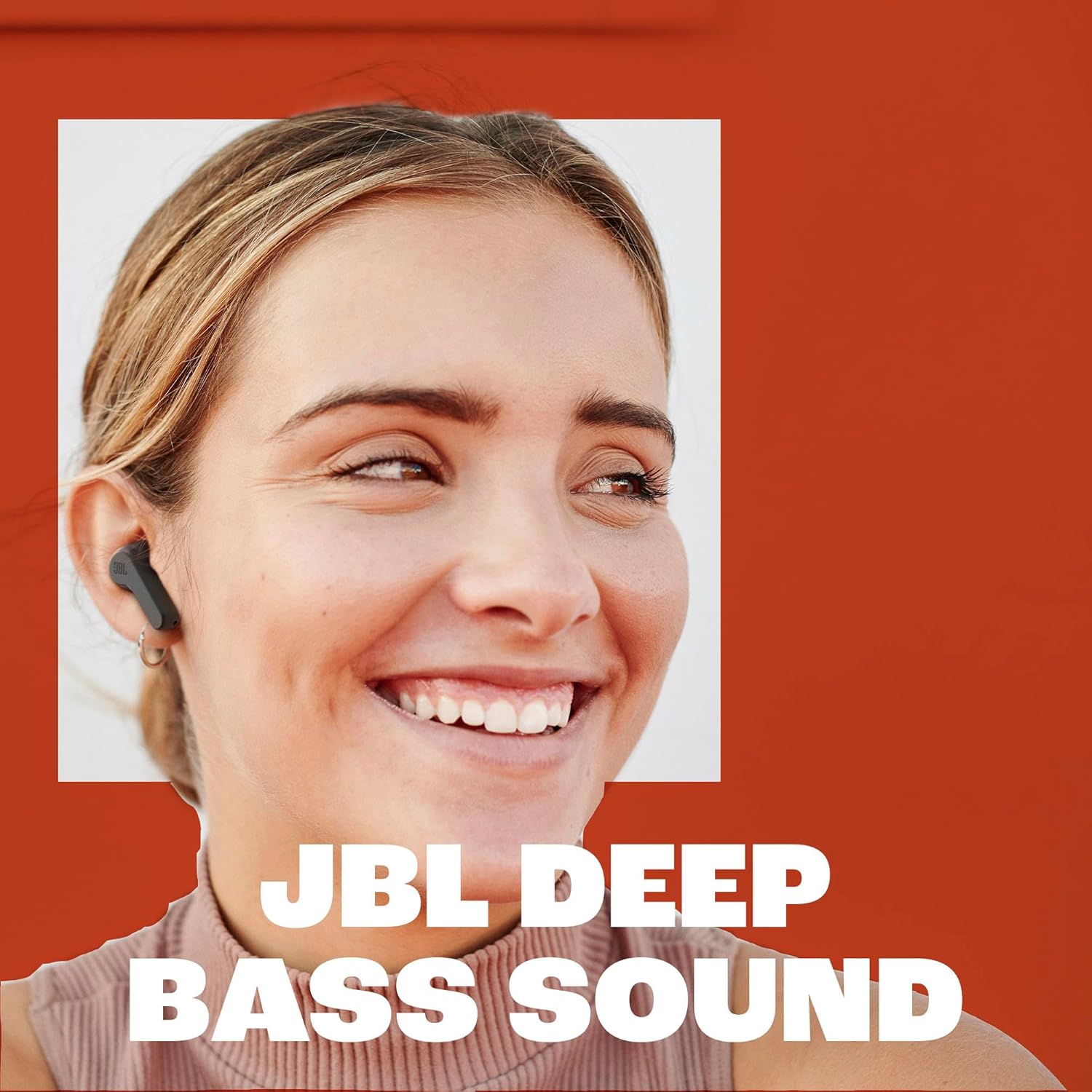 JBL Vibe Beam – Auriculares inalámbricos True Wireless con sonido JBL Deep Bass, Bluetooth 5.2, resistencia al agua y polvo, llamadas manos libres con VoiceAware, hasta 32 hs de batería