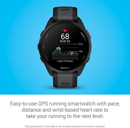 Garmin Forerunner 165 Smartwatch Running – AMOLED, GPS, Ritmo & Frecuencia Cardíaca, Entrenamiento y Recuperación 