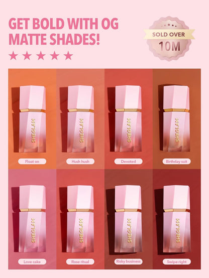 Rubor líquido para mejillas | Acabado brillante | Color: Night Drive