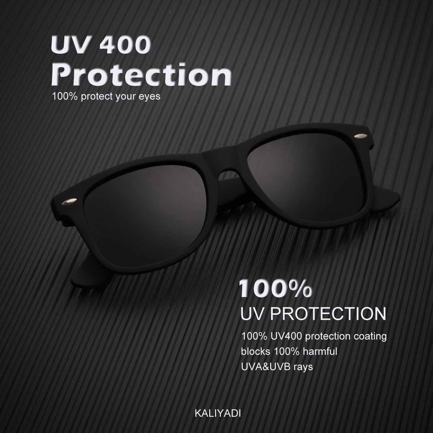 KALIYADI Gafas de Sol Polarizadas Unisex – Lentes UV400 para Hombres y Mujeres, Ideales para Manejar, Viajar, Pescar y Uso Diario