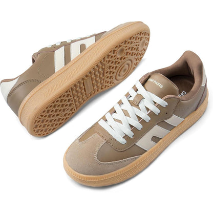 Zapatos casuales para mujer, zapatos casuales con cordones, cómodos y a la moda