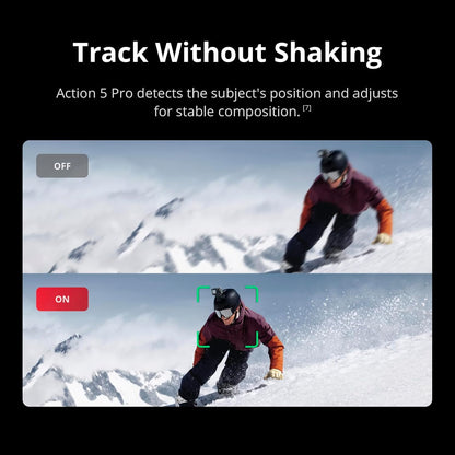DJI Osmo Action 5 Pro Essential Combo – Cámara de acción 4K/120fps con sensor de 1/1.3", doble pantalla OLED, HorizonSteady 360° y audio profesional para deportes, vlogging y grabaciones en movimiento