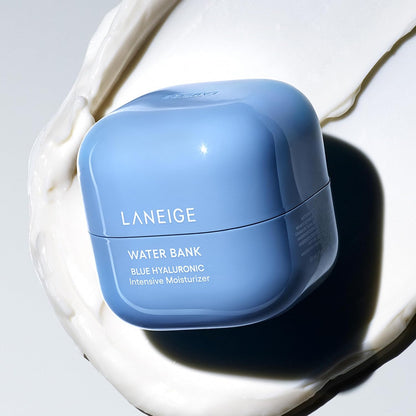 LANEIGE Crema hidratante de agua con Acido hialurónico intensivo con Peptidos + Escualano: piel propensa al eczema, refuerzo de barreras, nutrición, sequedad
