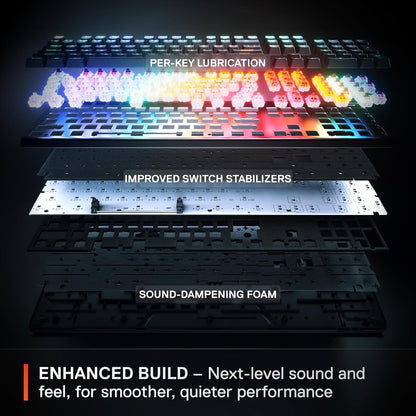 SteelSeries Apex Pro Gen 3 – Teclado Gaming con Switches OmniPoint 3.0 HyperMagnetic, Rapid Trigger, OLED, RGB, Keycaps PBT y USB-C