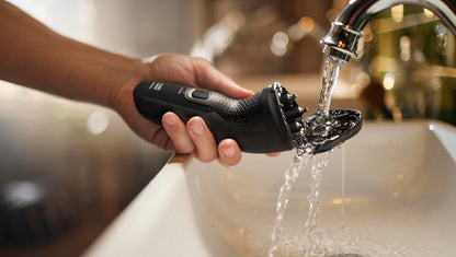 Philips Norelco Shaver 2400 Series (X3001/90) | Afeitado Húmedo/Seco, 27 Cuchillas ComfortCut, 4D Flex, Recortadora Pop-Up, Tapa Protectora, Deep Black