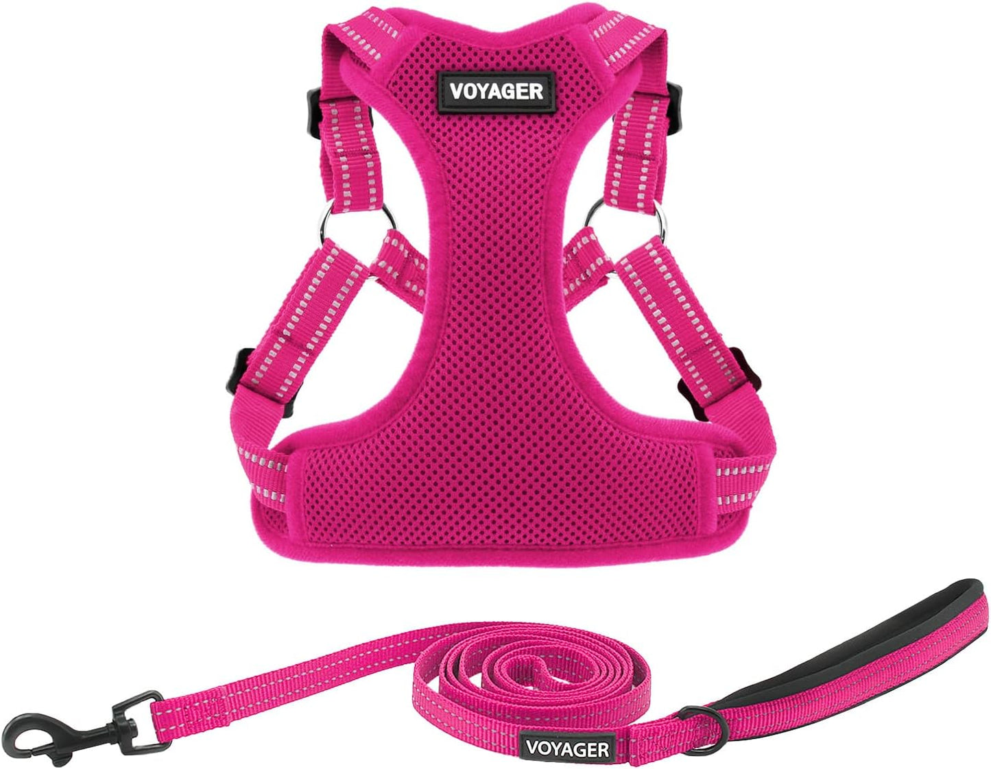 Arnés Voyager Aerolite Best Pet Supplies | No Pull, Reflectivo y Transpirable | Ajustable y Duradero | Beige XS