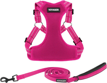 Arnés Voyager Aerolite Best Pet Supplies | No Pull, Reflectivo y Transpirable | Ajustable y Duradero | Beige XS