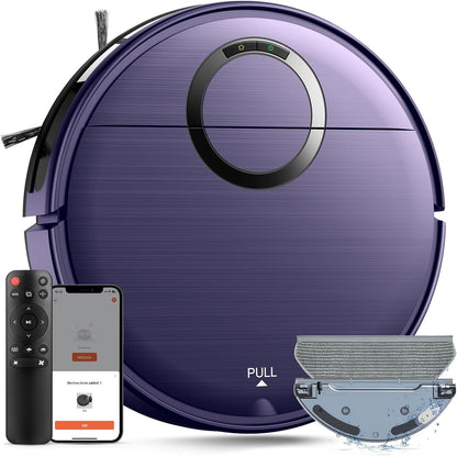 Robot Aspiradora y Mopa T7S 2-en-1 | 2000Pa, Control App/Remoto, Wi-Fi, Autocarga, 180min de Autonomía – Ideal para Mascotas, Pisos Duros y Alfombra Baja