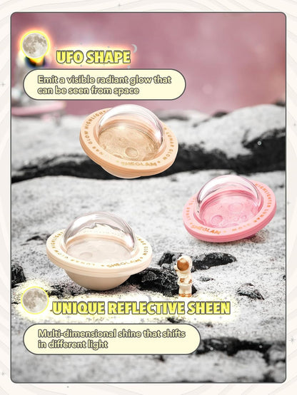 Iluminador facial Lunar Glow  | Con purpurina multicromática | Iluminador para ojos y rostro | Cremoso sedoso | Color: Tea Cake