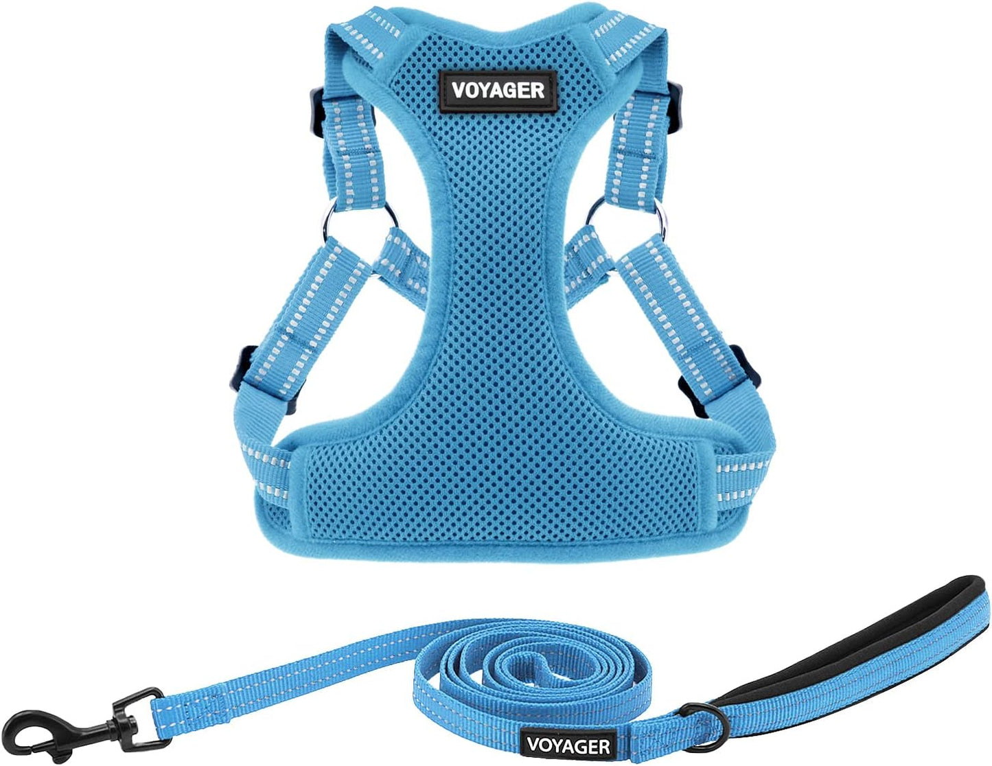Arnés Voyager Aerolite Best Pet Supplies | No Pull, Reflectivo y Transpirable | Ajustable y Duradero | Beige XS