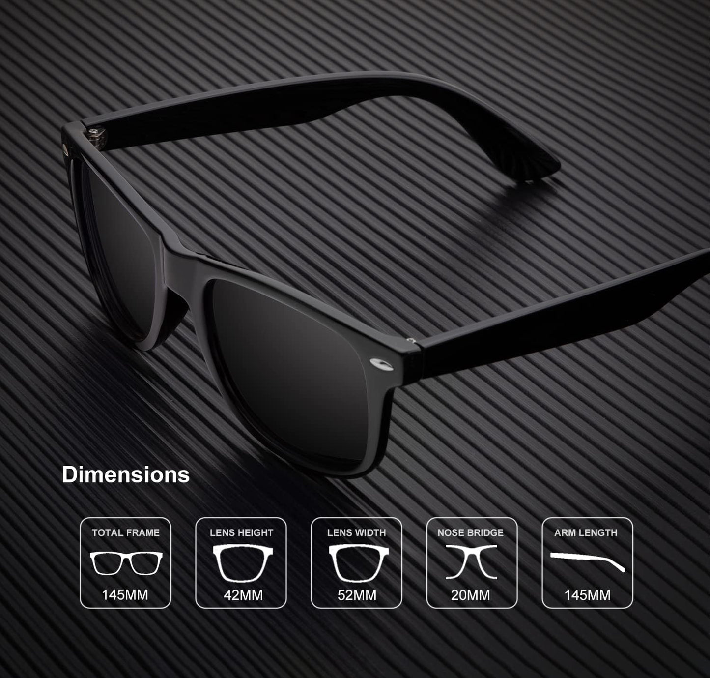 KALIYADI Gafas de Sol Polarizadas Unisex – Lentes UV400 para Hombres y Mujeres, Ideales para Manejar, Viajar, Pescar y Uso Diario