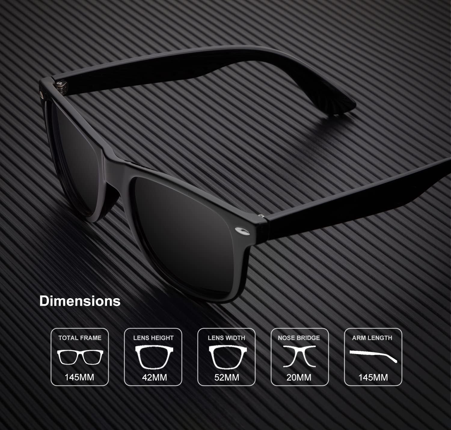 KALIYADI Gafas de Sol Polarizadas Unisex – Lentes UV400 para Hombres y Mujeres, Ideales para Manejar, Viajar, Pescar y Uso Diario