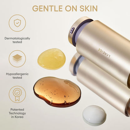 LANEIGE Serum exclusivo Perfect Renew 3X: Retinol, ceramida y péptidos de colágeno para el cuidado de las arrugas, reafirmante y resplandor