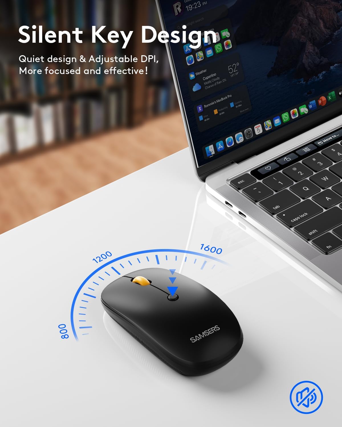 Teclado y mouse plegables | Bluetooth | Portátil para viaje | Mouse inalámbrico recargable USB-C | Para iOS, Android, Windows