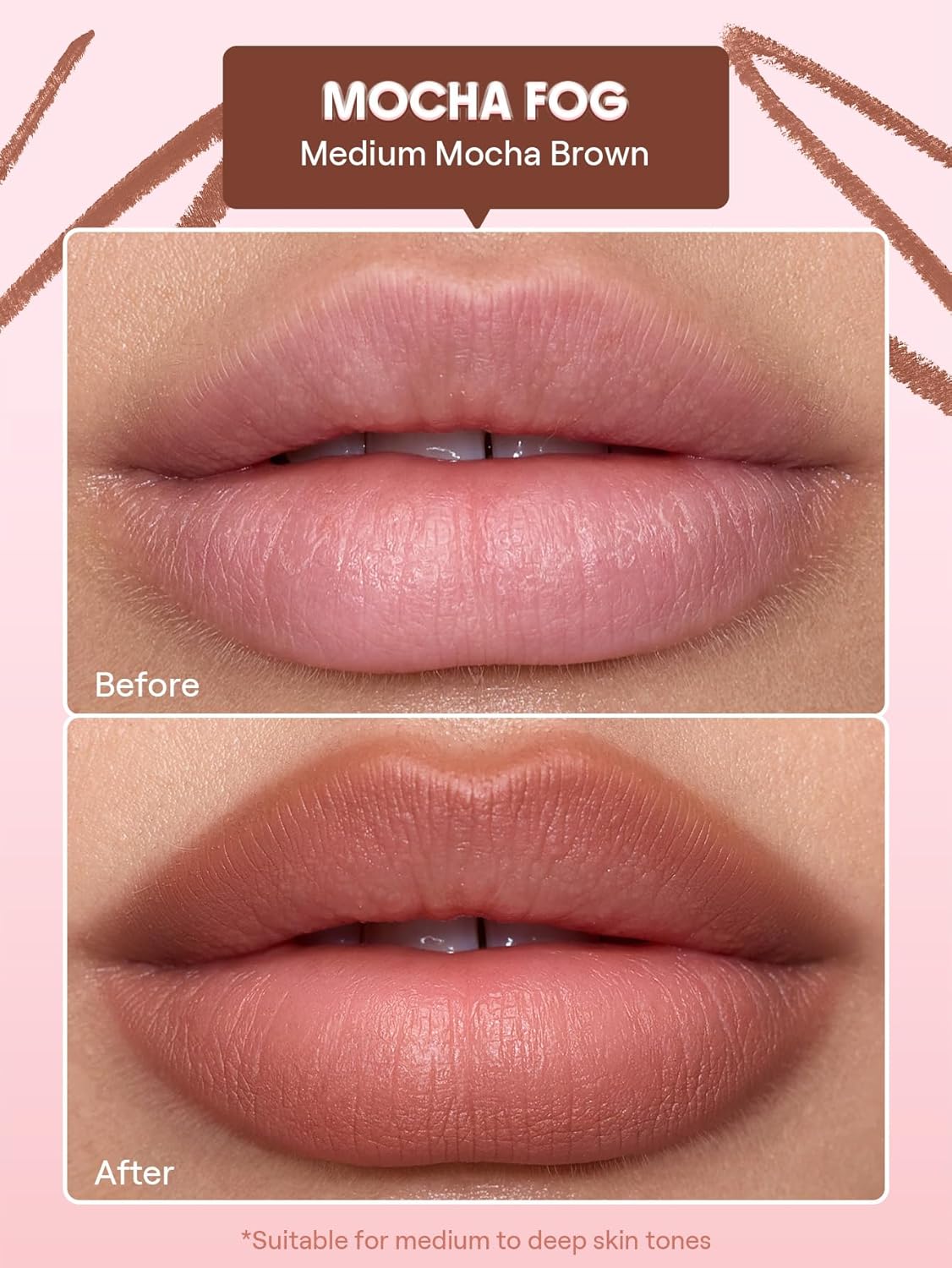 Lip Liner de larga duración | Vegano y libre de crueldad animal | Color: Mocka Fog