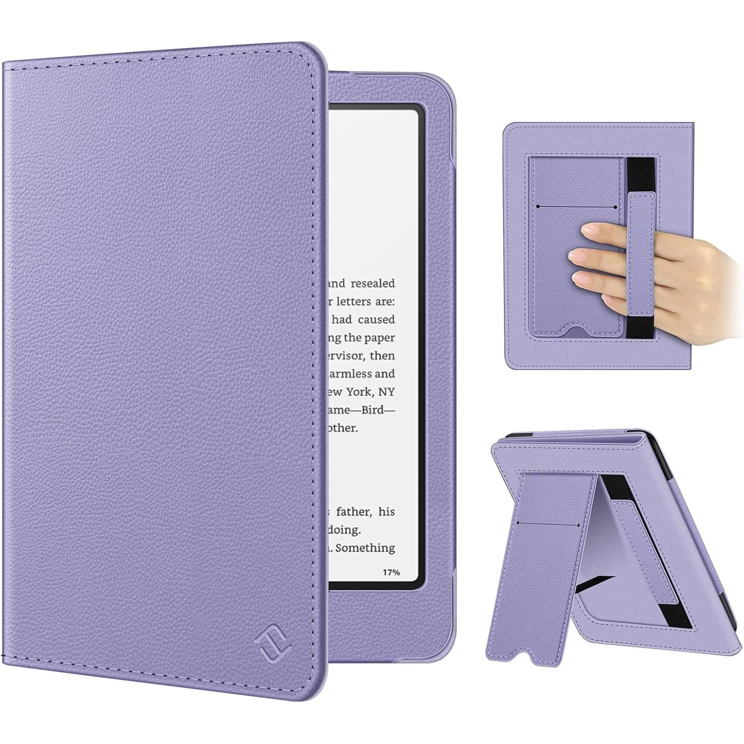 Fintie Case for 7"/6.8" Kindle Paperwhite(12Th/11Th Generation-2024/2021) and Kindle Colorsoft Signature Edition -Slim Foldable Stand Cover Auto Wake/Sleep for Paperwhite 2024, Jade