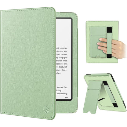 Fintie Case for 7"/6.8" Kindle Paperwhite(12Th/11Th Generation-2024/2021) and Kindle Colorsoft Signature Edition -Slim Foldable Stand Cover Auto Wake/Sleep for Paperwhite 2024, Jade