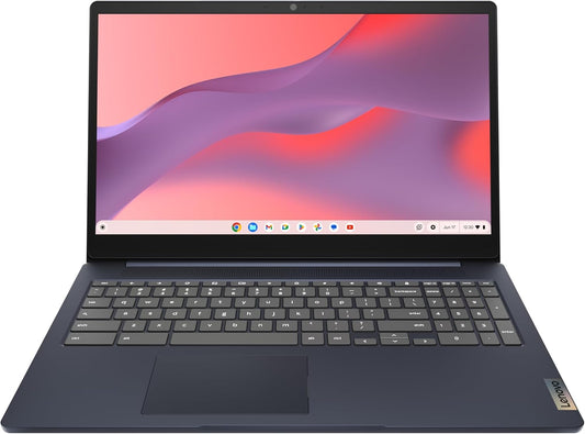 Laptop Lenovo IdeaPad 3i Chromebook | Pantalla FHD de 15.6" | Intel Celeron N4500 | 8 GB de RAM, 64 GB eMMC | Cámara de 720p | Color: azul abismo