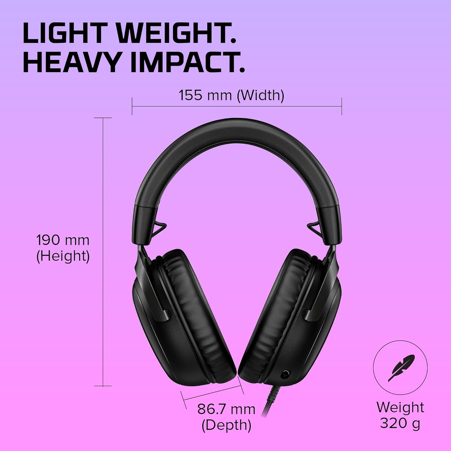 HyperX Cloud III – Auriculares Gaming con Cable para PC, PS5, Xbox Series X|S