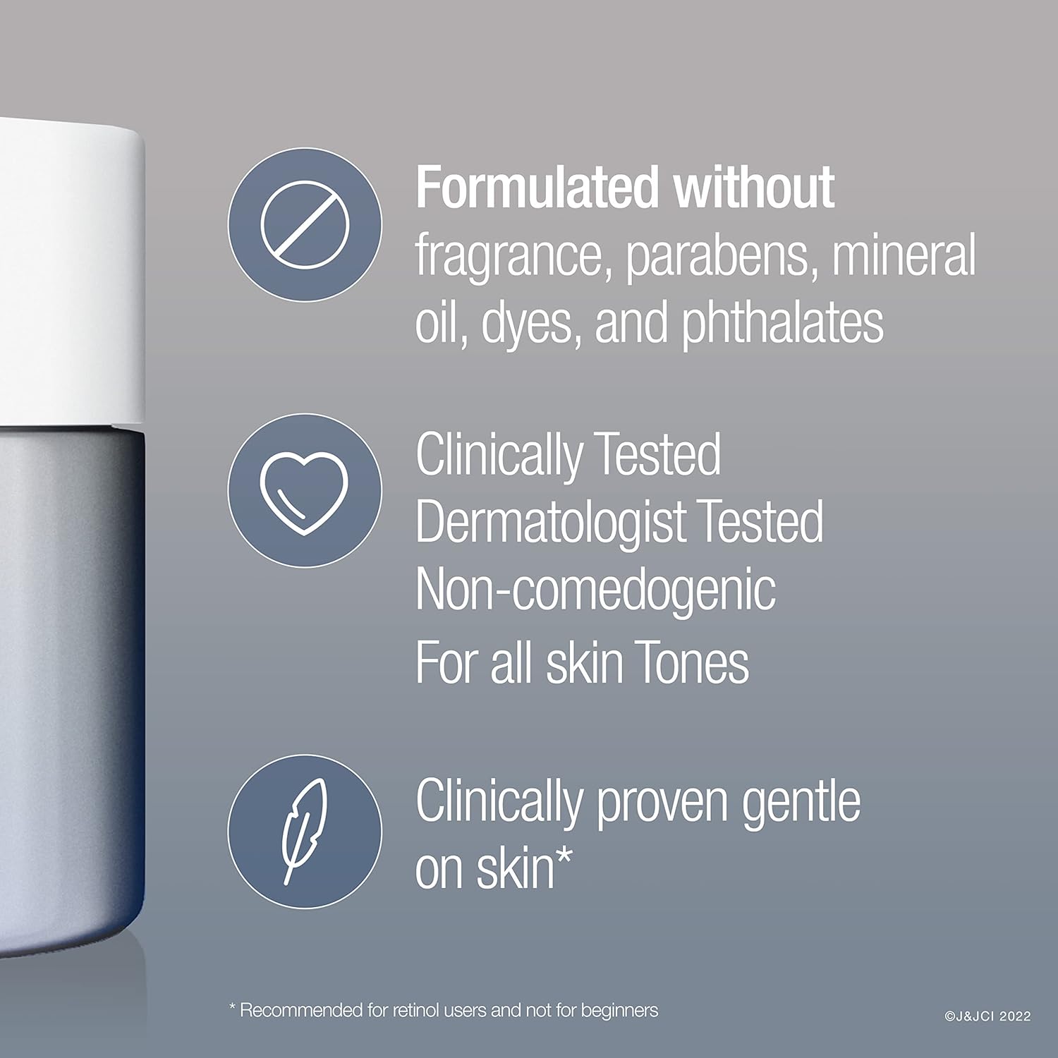 Neutrogena Retinol Pro+ Crema hidratante de noche antiarrugas, reparación rápida de arrugas, crema antienvejecimiento para cara y cuello, formulada sin fragancia, parabenos, tintes y ftalatos,