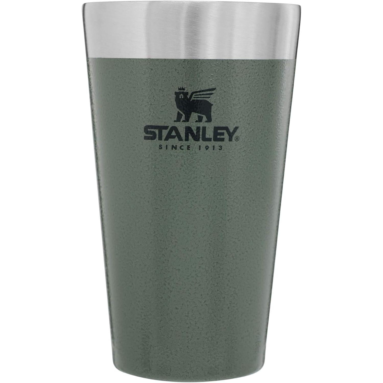Adventure Stacking Beer Pint Glass 16Oz | Stackable Drinking Cup for Cold Beverages | Dishwasher Safe | Insulated Stainless Steel Tumbler | Bpa-Free | Ash 2.0