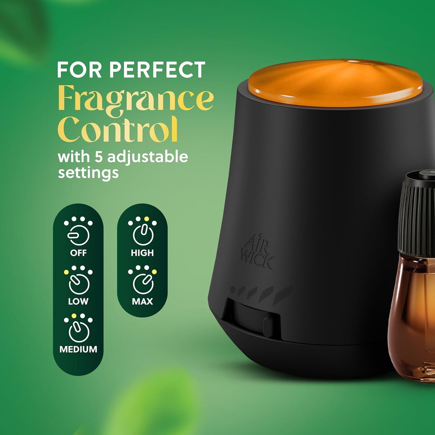 Air Wick Essential Mist Kit Difusor + 1 Repuesto Lavanda y Flor de Almendro – Ambientador con Aceites Esenciales, Portátil y Recargable
