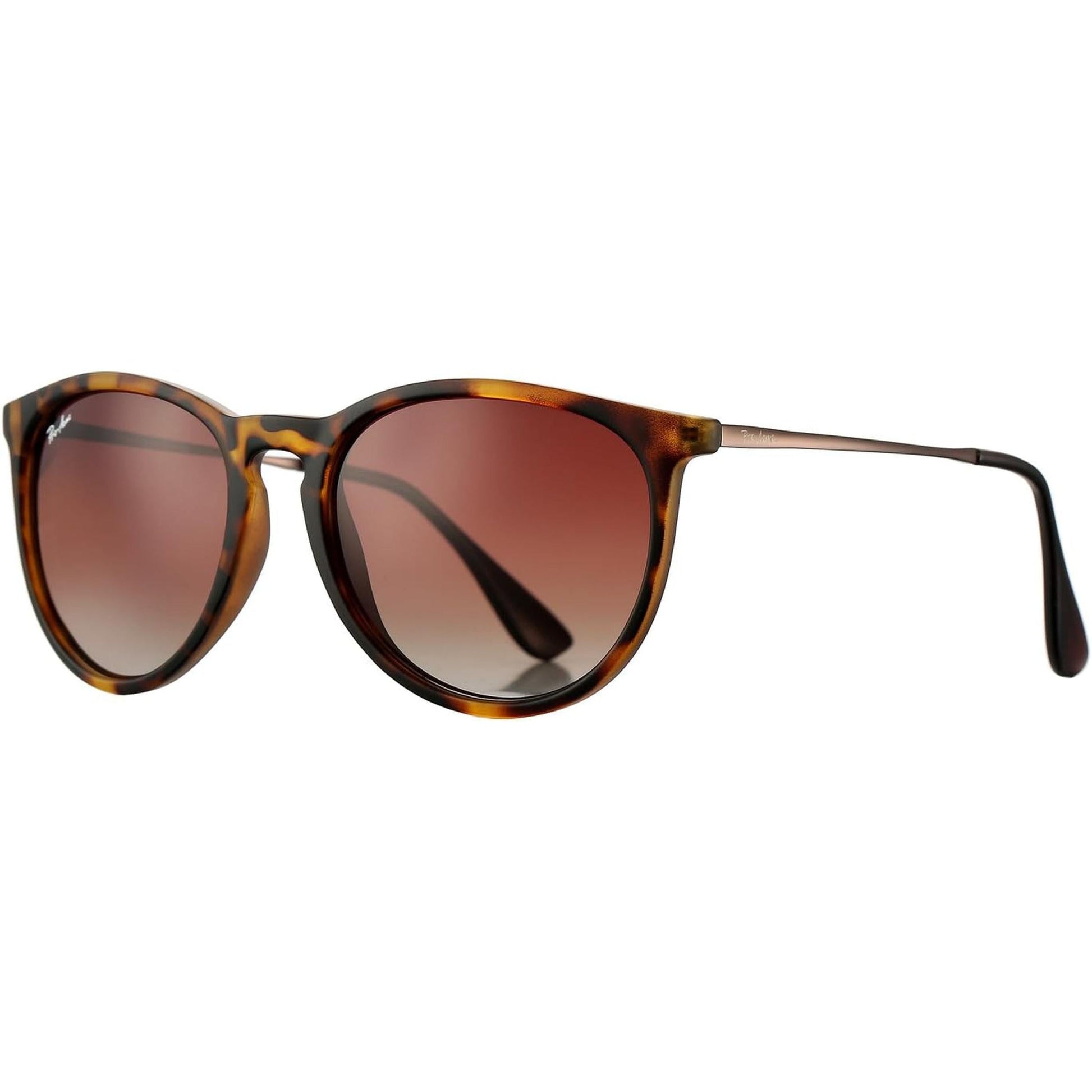 Pro Acme Polarized Sunglasses for Women Men Classic round 100% UV Protection Lightweight TR90 Unbreakable Frame Sunglasses