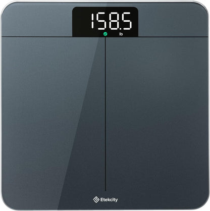Báscula Digital de Baño – Precisión 0.05 lb, Pantalla LED Brillante, 180 kg/400 lb de Capacidad, Tecnología de Verificación de Peso, Diseño Seguro Antideslizante