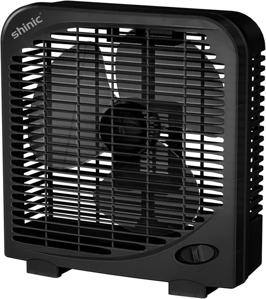Ventilador de mesa | 10 pulgadas | 2 velocidades | Negro