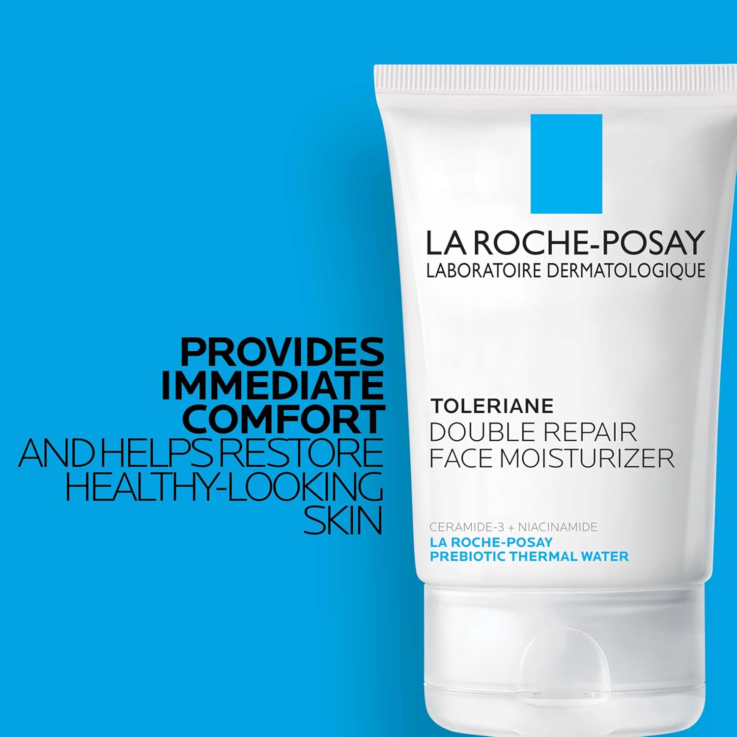 La Roche-Posay Toleriane Double Repair | Hidratante Diario con Ceramida-3 & Niacinamida – Sin Fragancia, Piel Sensible