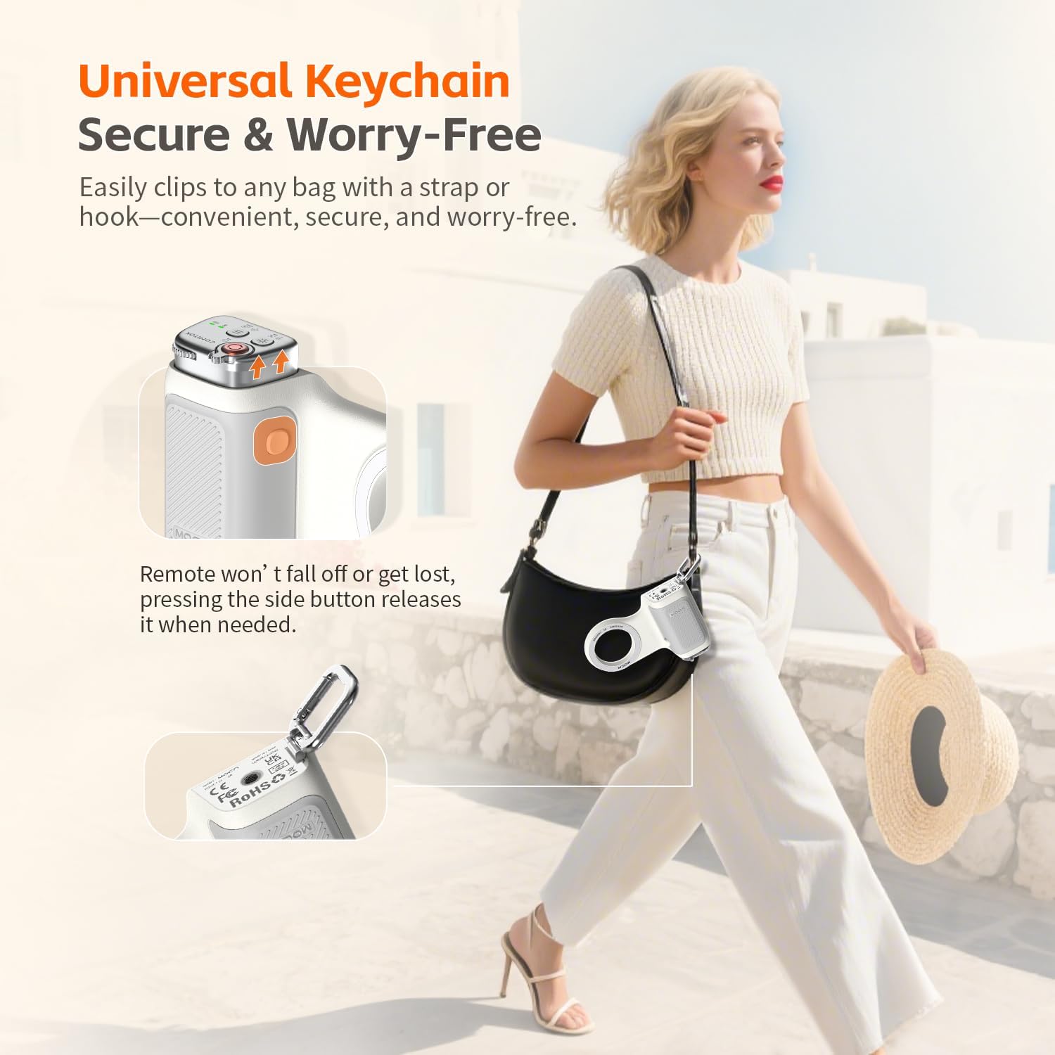 Accesorio para filmar | UGC | Compatible con iOS17 e iOS18 | Agarre magnético | Control remoto