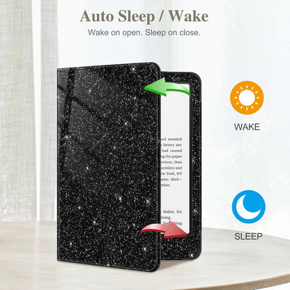 Funda para Kindle con función atril | Glitter Negro