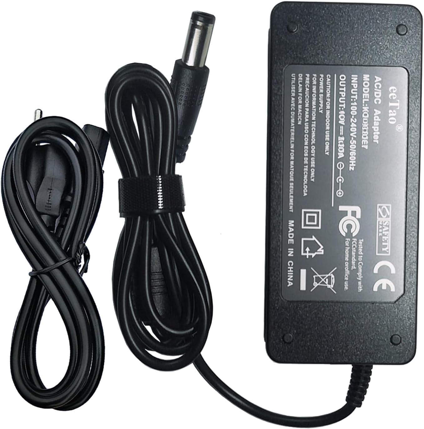 Adaptador de repuesto de 42V 1.5A AC/DC - Cargador compatible con Meepo Mini5 ‎- Monopatín eléctrico 42V - Cable de alimentación