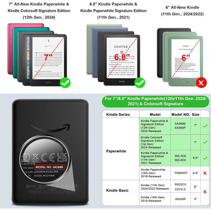 Funda para Kindle con función atril | Marron Vintage