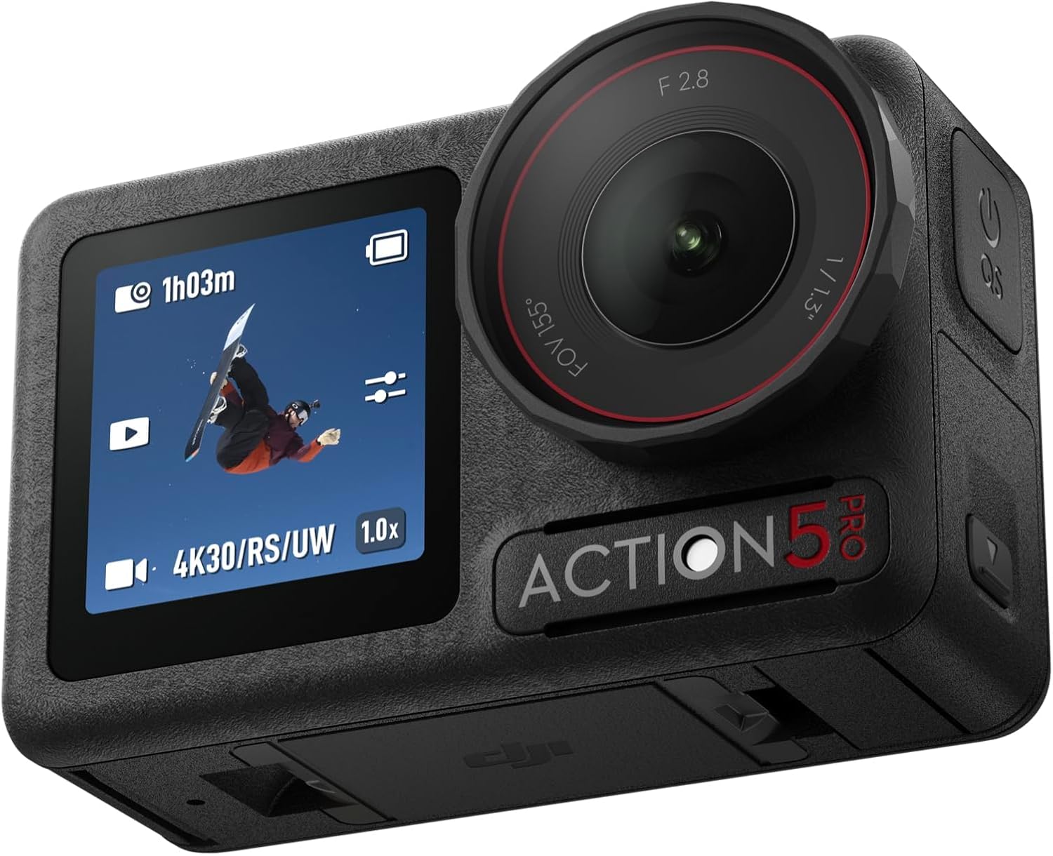 DJI Osmo Action 5 Pro Essential Combo – Cámara de acción 4K/120fps con sensor de 1/1.3", doble pantalla OLED, HorizonSteady 360° y audio profesional para deportes, vlogging y grabaciones en movimiento