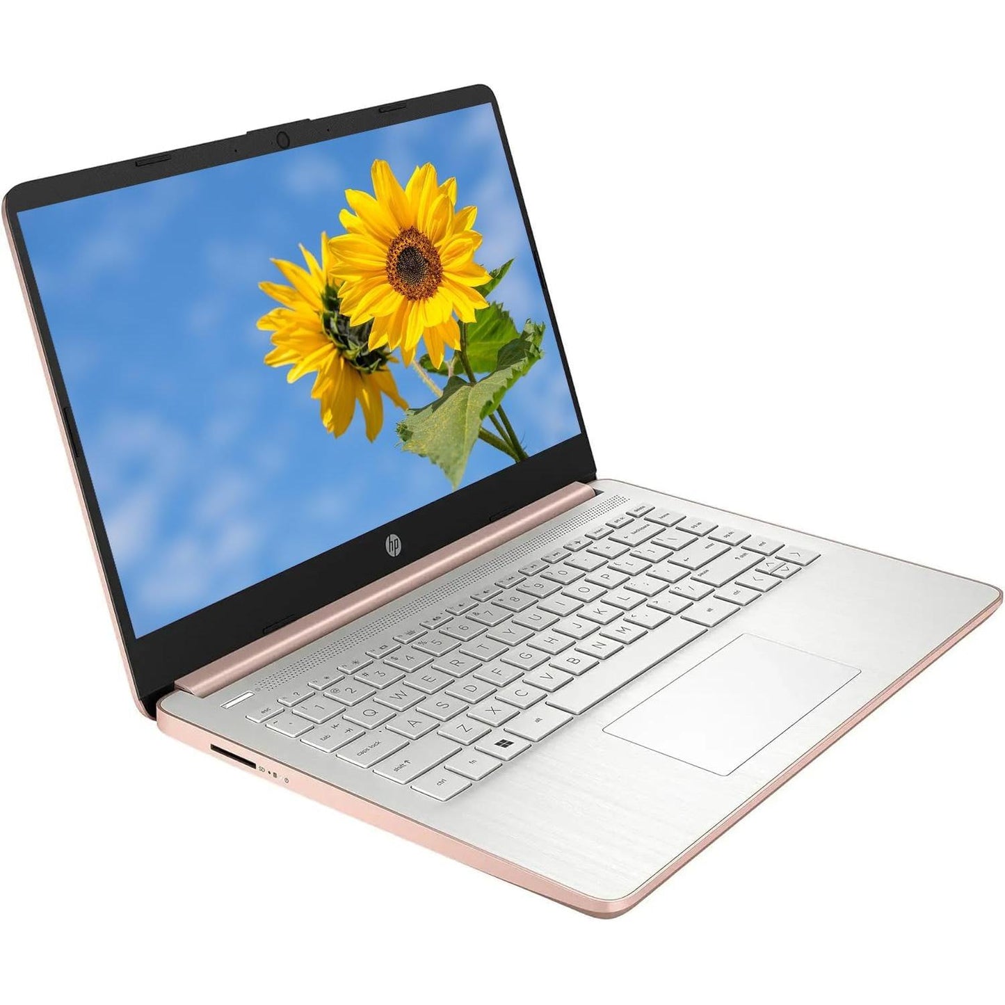 Laptop HD de 14 pulgadas con tecnología IA | Microsoft Office y almacenamiento en la nube de 1 TB incluido durante 1 año | 16 GB de RAM | SSD de 128 GB y SSD portátil de 128 GB | CPU Intel de 4