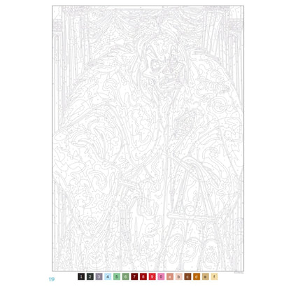 Dibujos para colorear de Disney Mystery | Edición: Villanos | Arteterapia | Idioma: Francés