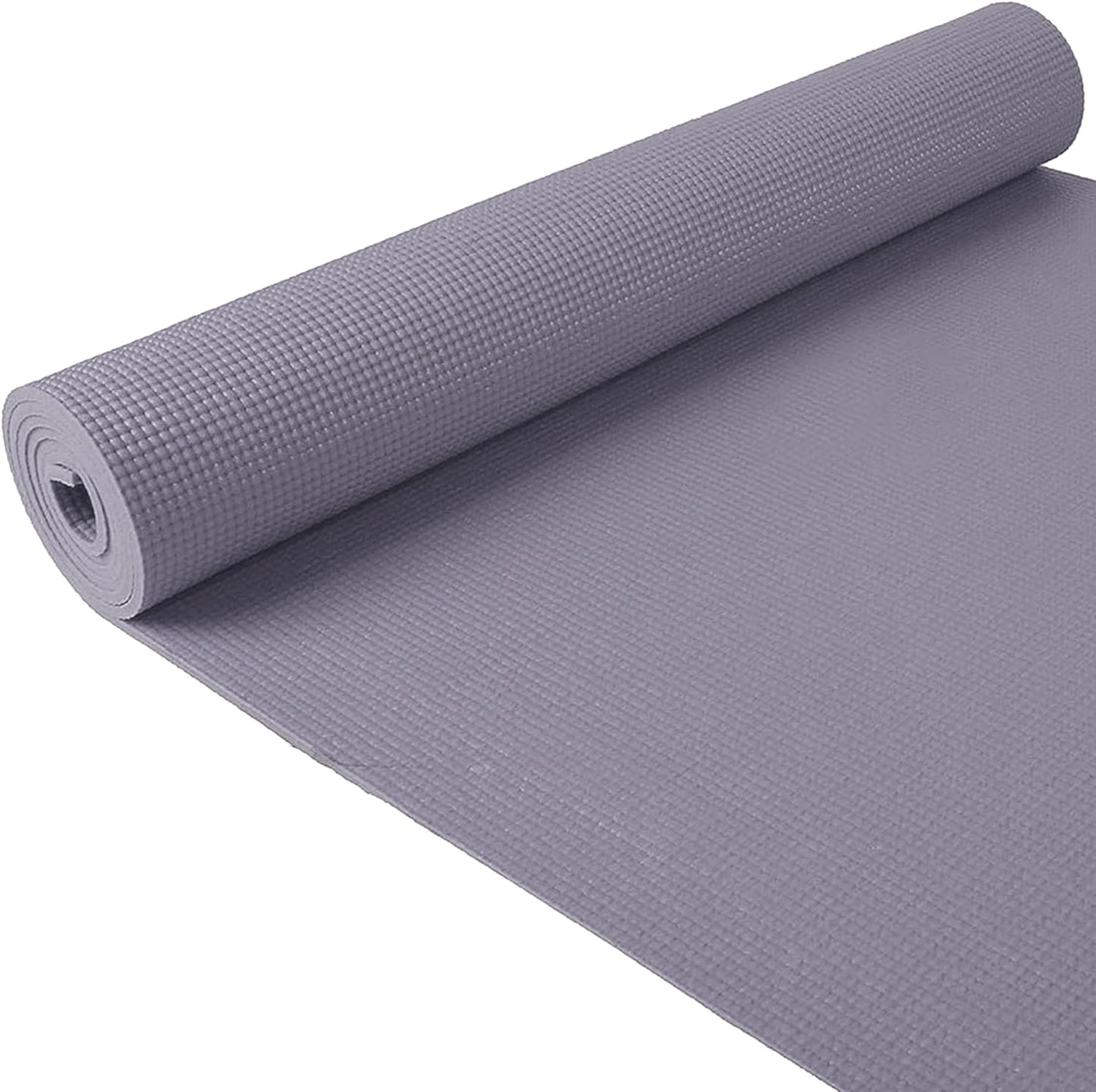 Fitvids All Purpose 1/4-Inch High Density Anti-Tear Exercise Yoga Mat with Carrying Strap, Multiple Colors