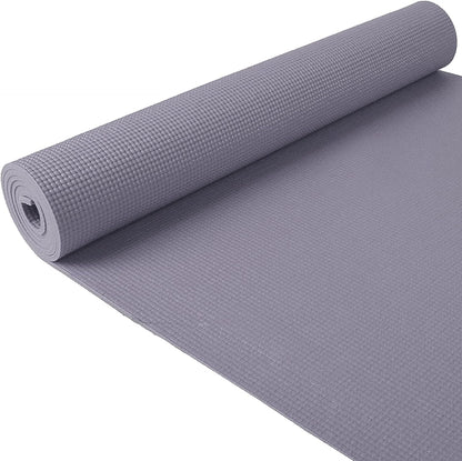 Fitvids All Purpose 1/4-Inch High Density Anti-Tear Exercise Yoga Mat with Carrying Strap, Multiple Colors