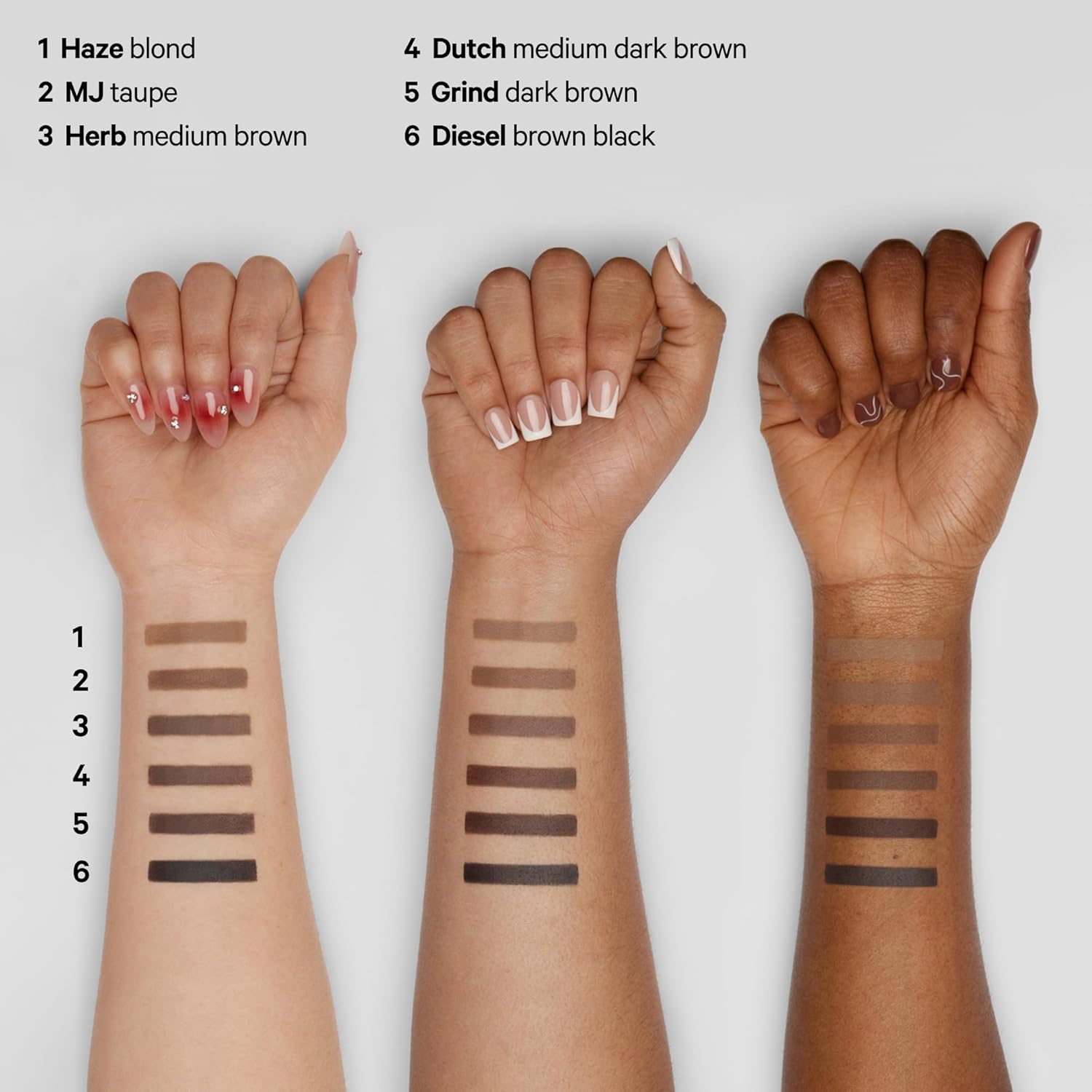 Milk Makeup KUSH Brow Shadow Stick | Lápiz Sombra para Cejas | Rellena, Define y Da Volumen Suave hasta 12 hs | Fórmula Waterproof, Vegana y Cruelty-Free