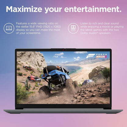 Premium Series Ideapad Laptop | Latest Model | 12GB RAM | 256GB SSD | 1 Year Office 365 W/ 1TB Cloud Storage | Intel Core | 15.6" | Numeric Keypad | Wifi 6 | Win 11 | W/Wowpc Recovery USB