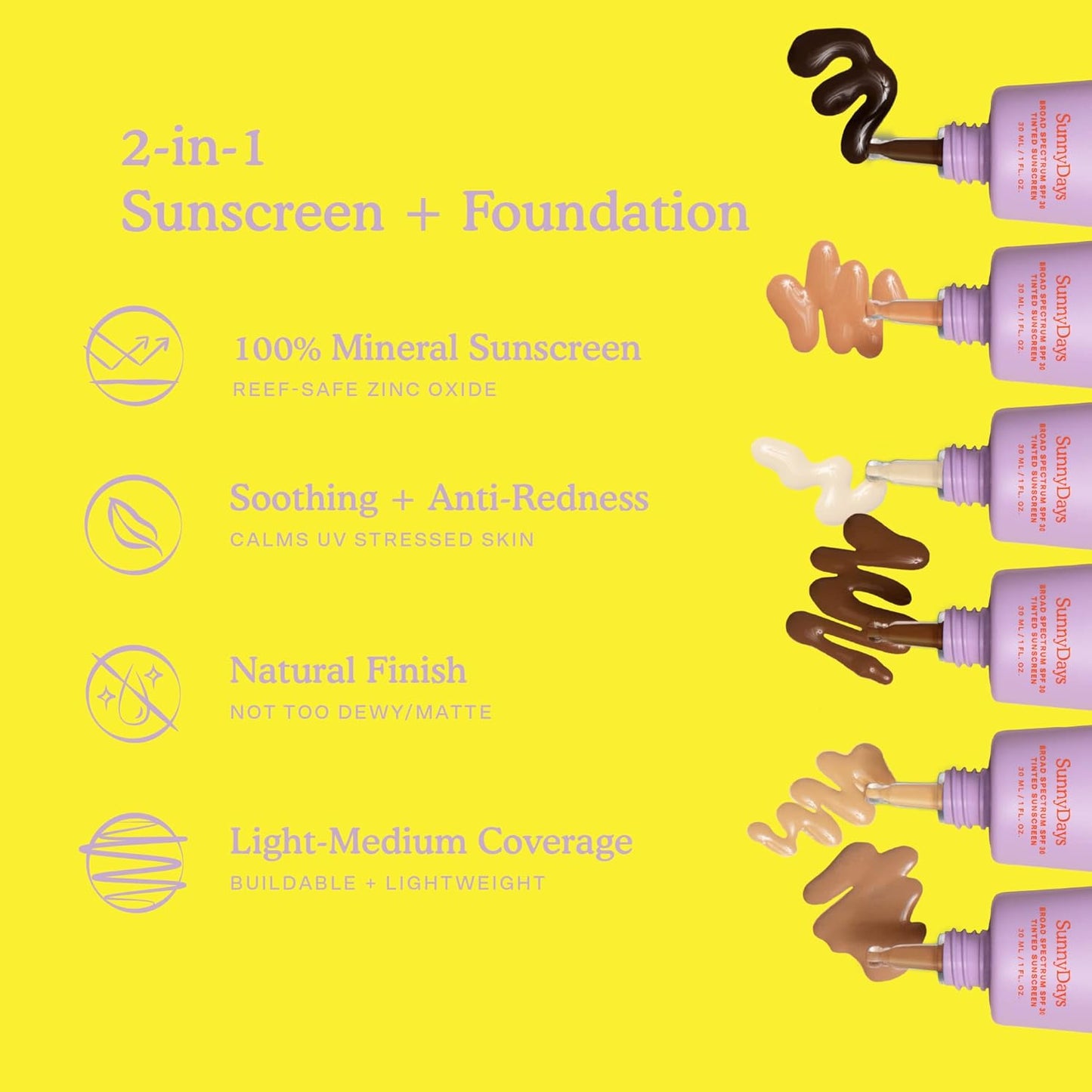Protector solar con color SPF 30 | Pieles sensibles