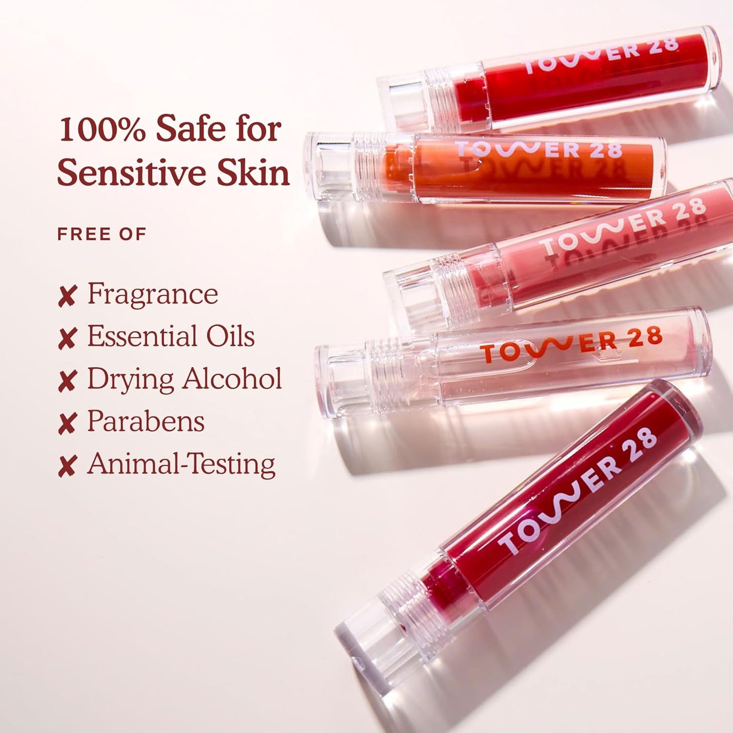 Brillo labial hidratante vegano no pegajoso e hidratante | Aceite de albaricoque y semilla de frambuesa 