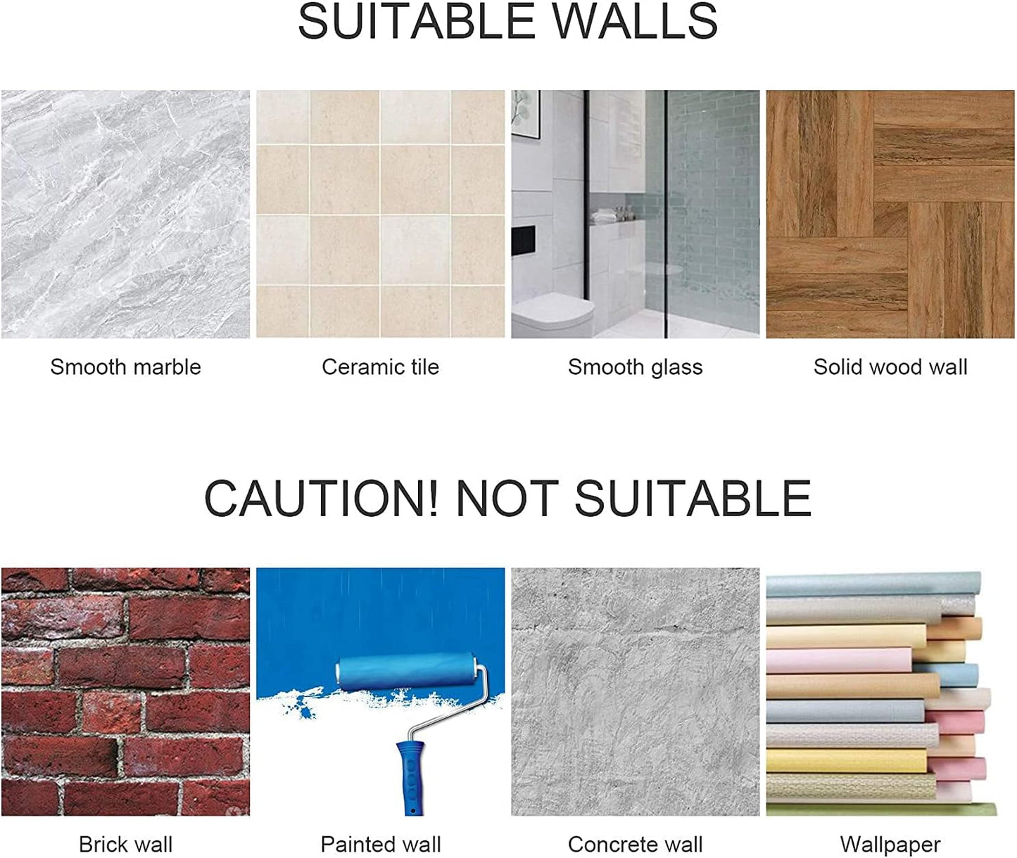 Ganchos adhesivos | Paquete de 4 ganchos de pared para toallas/abrigos | Para baño o cocina