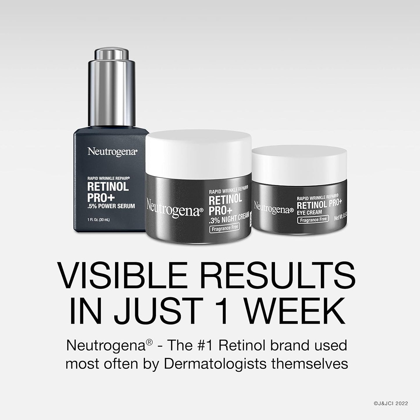Neutrogena Retinol Pro+ Crema hidratante de noche antiarrugas, reparación rápida de arrugas, crema antienvejecimiento para cara y cuello, formulada sin fragancia, parabenos, tintes y ftalatos,