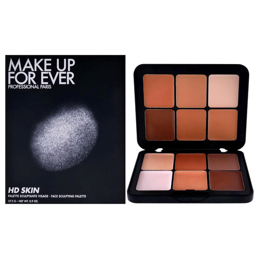 Paleta HD Skin todo en uno, escultura por Make Up For Ever para mujer, paleta de 0.9 onzas